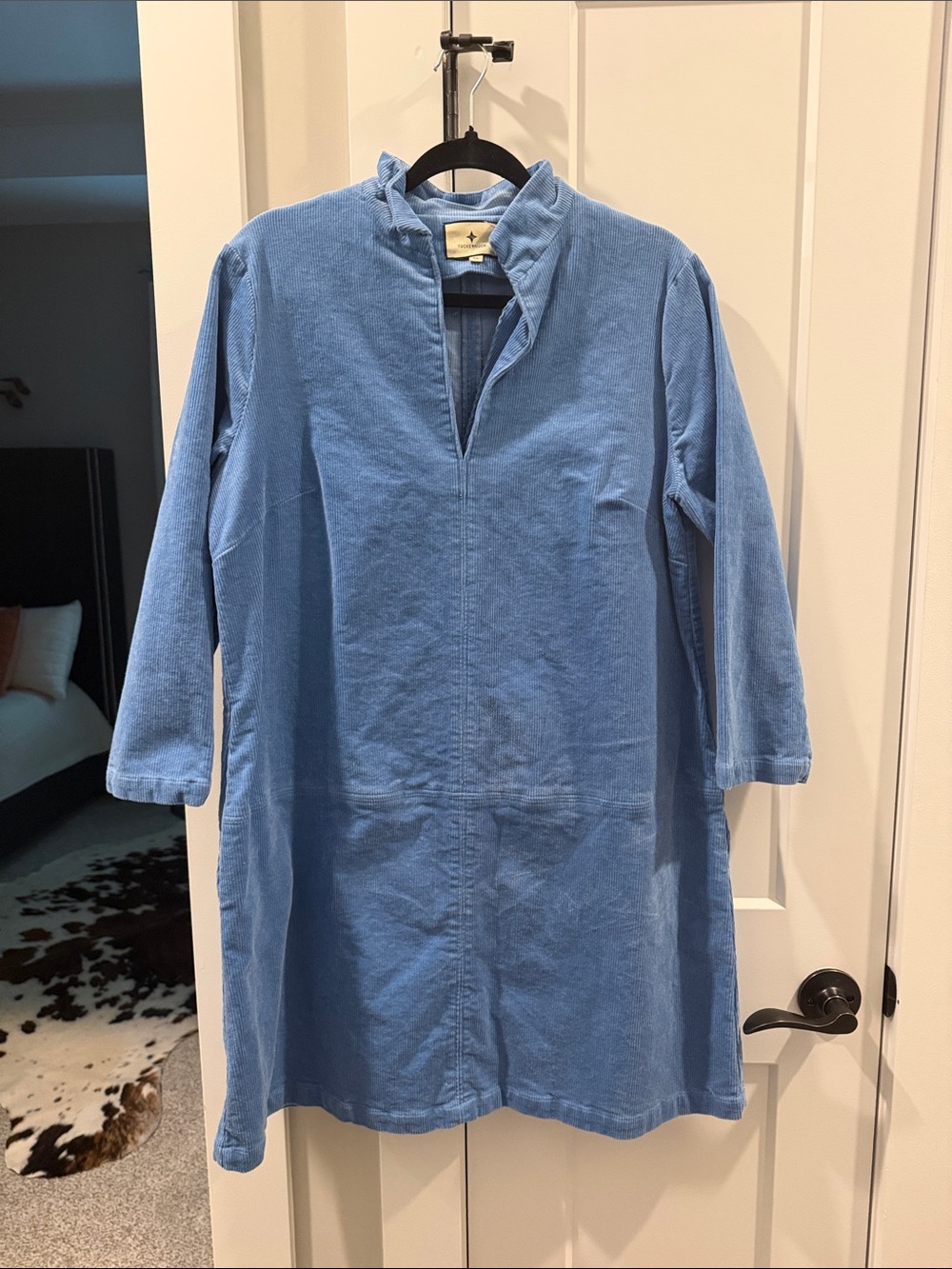 Tuckernuck Light Blue Pullover Trench Coat